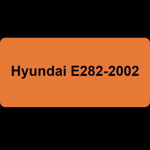 Hyundai E282-2002